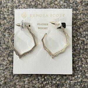 Kendra Scott Miku Gold Hoop Earrings